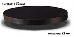 Столешница ДСП+пластик+кромка ПВХ диаметр 900х52 СП-032